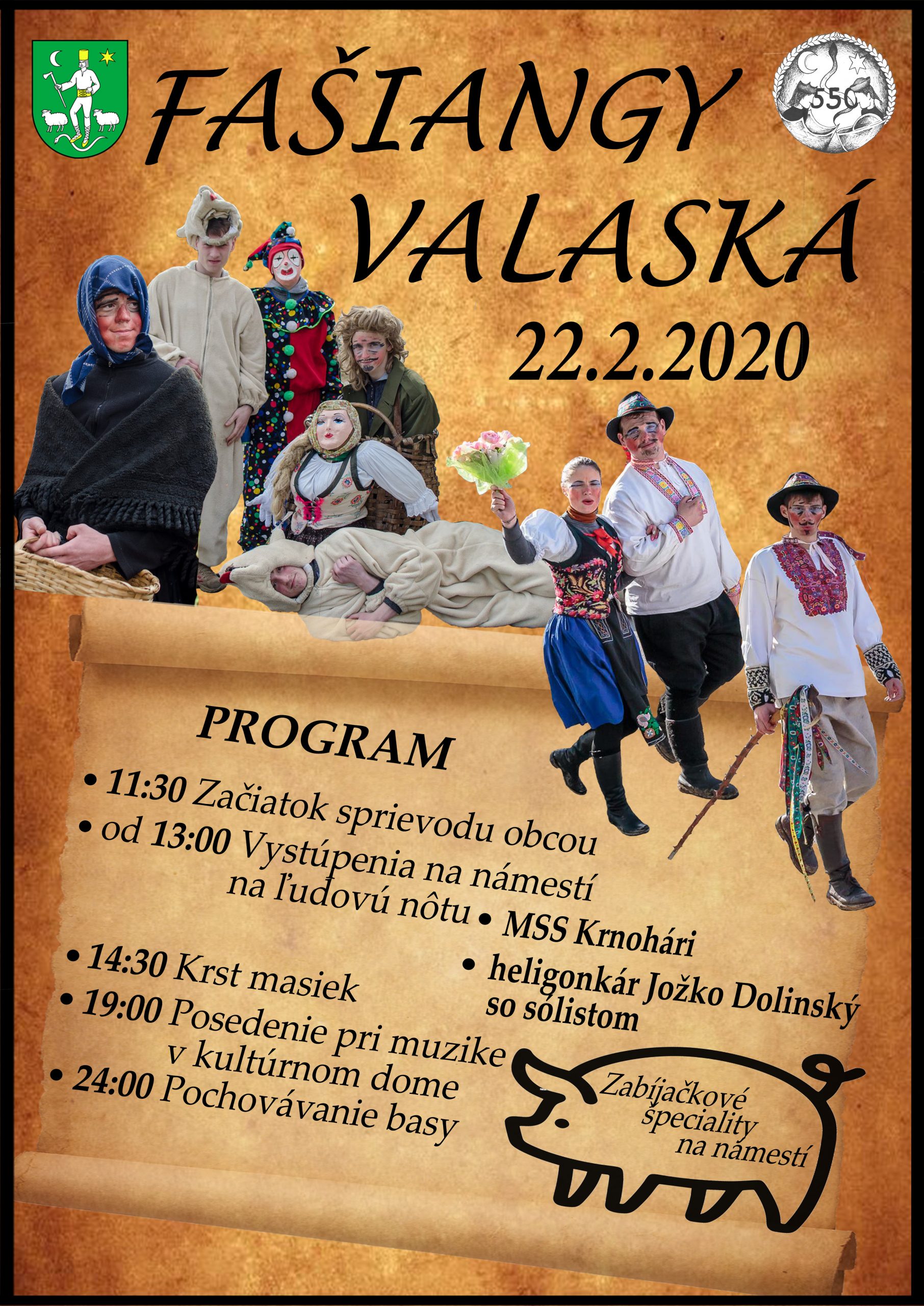 FAŠIANGY VALASKÁ 2020