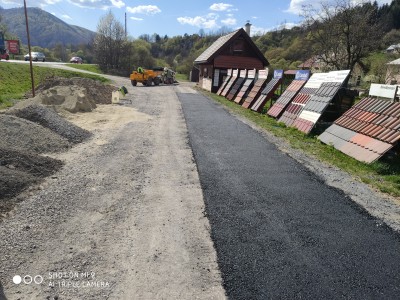 Asfaltovanie Záhradnej ul. - 2