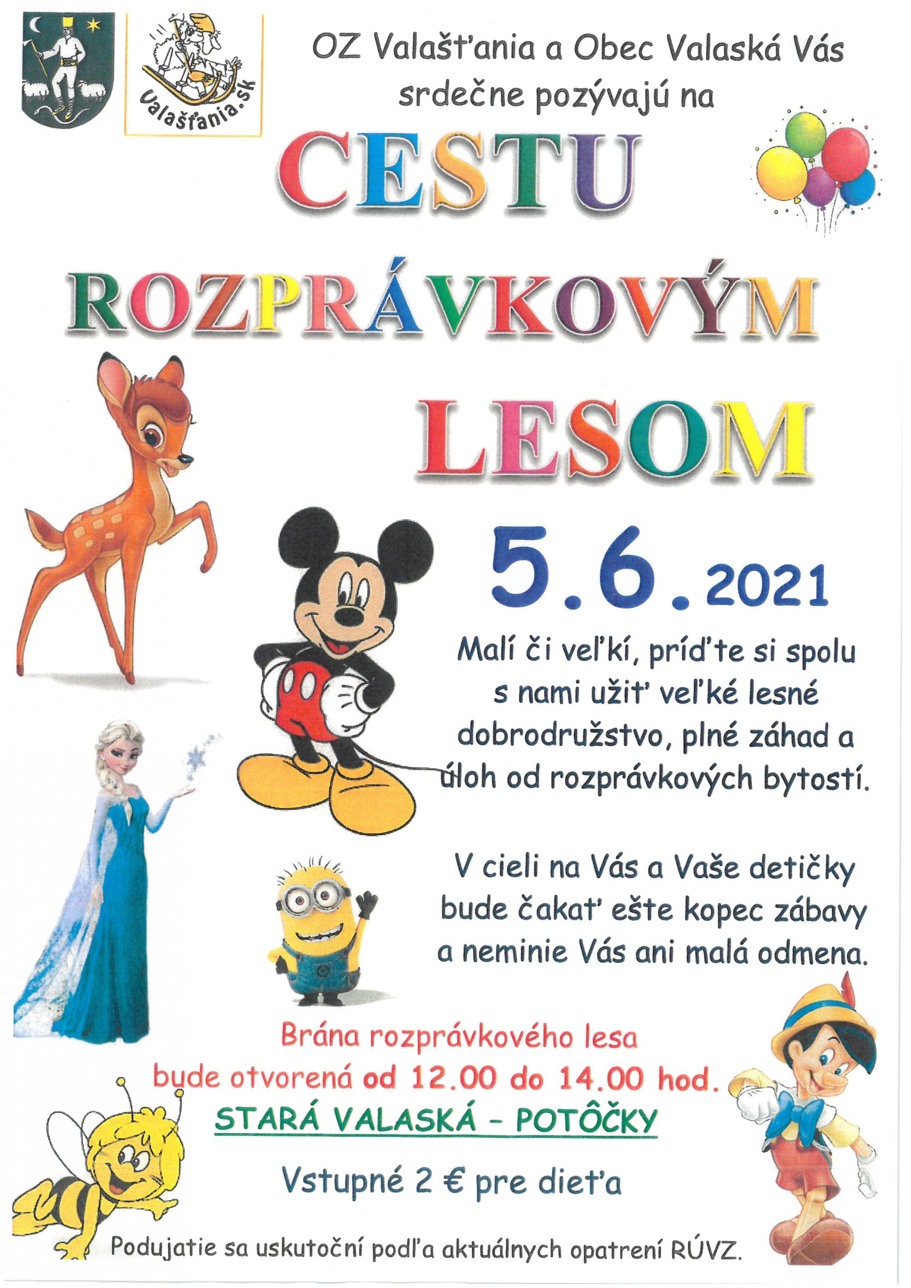 CESTA ROZPRÁVKOVÝM LESOM