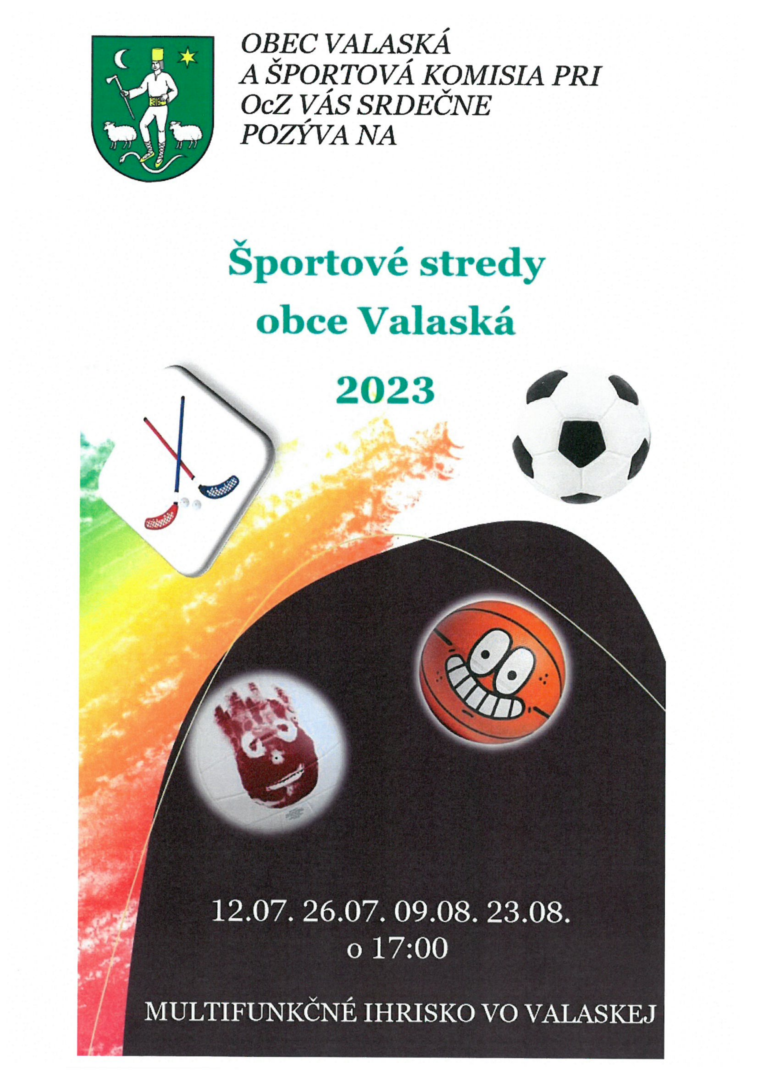 Športové stredy obce Valaská 2023