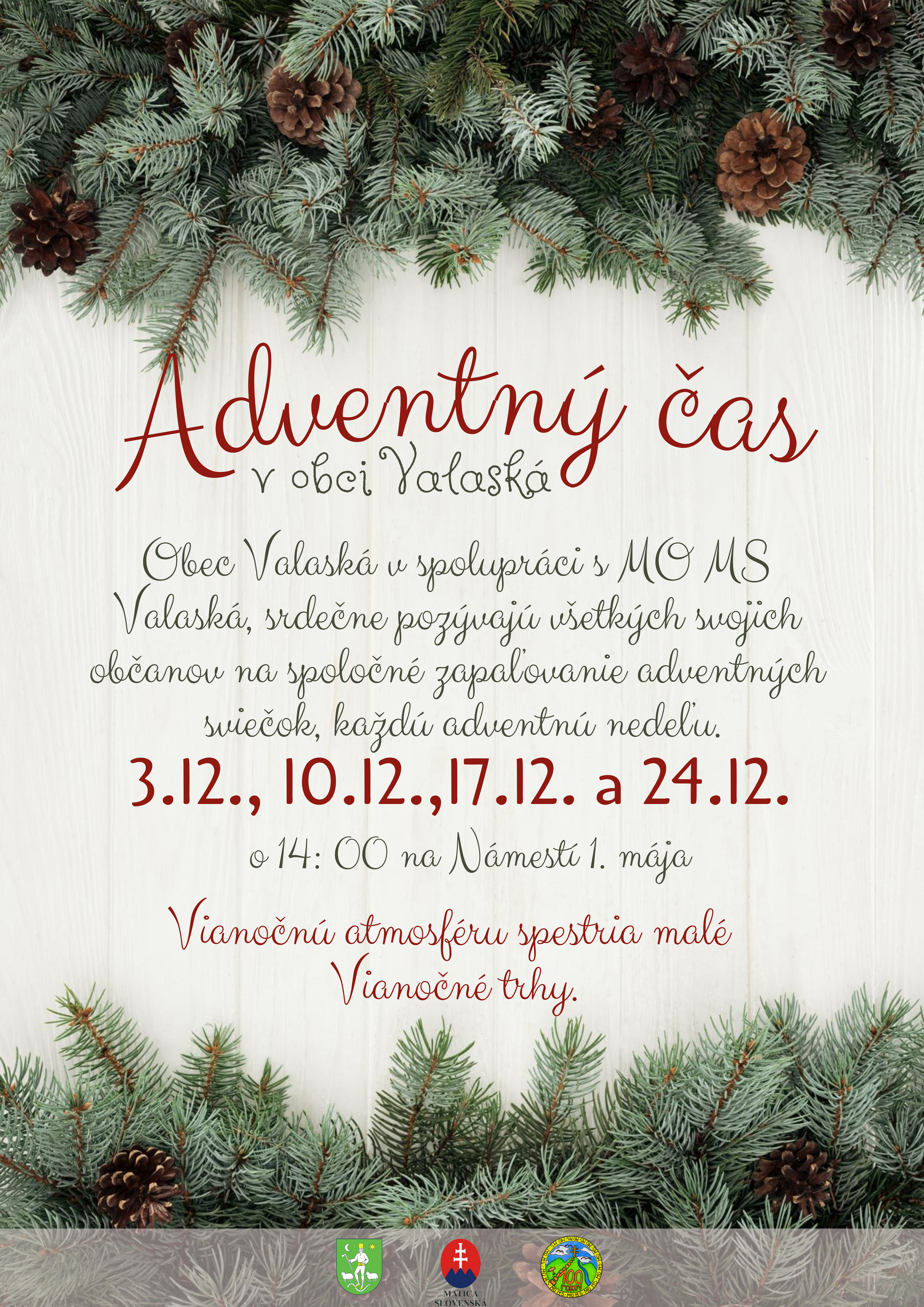 Adventný čas v obci Valaská